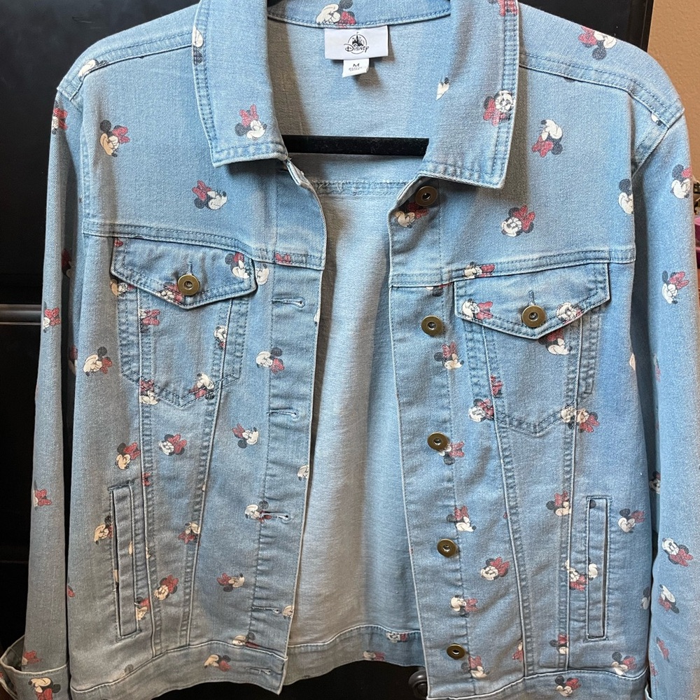 Adult Minnie Mouse Jean Jacket - Disney Store - Medium